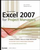 کتاب Excel 2007 for project managers نسخه کامل