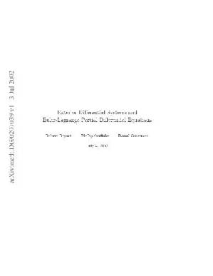 کتاب Exterior differential systems and Euler-Lagrange PDEs نسخه کامل