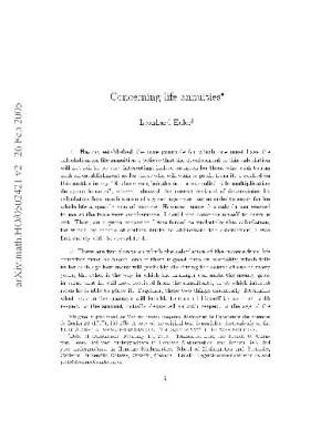 کتاب Concerning life annuities نسخه کامل