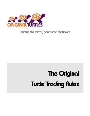 کتاب The Original Turtle Trading Rules نسخه کامل