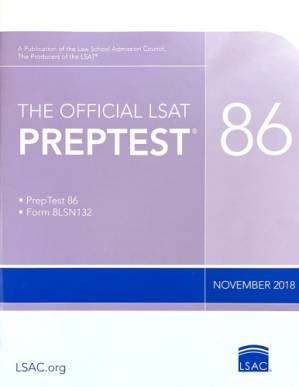 کتاب LSAT preptest 86 (Nov 2018) نسخه کامل