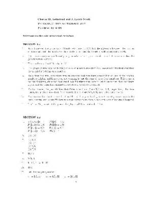 کتاب Introduction to probability. Answers to odd-numbered problems نسخه کامل