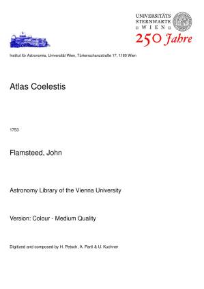 کتاب Atlas Coelestis نسخه کامل