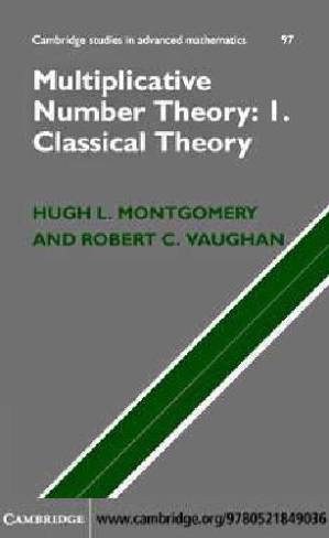 کتاب Multiplicative Number Theory – I. Classical Theory نسخه کامل