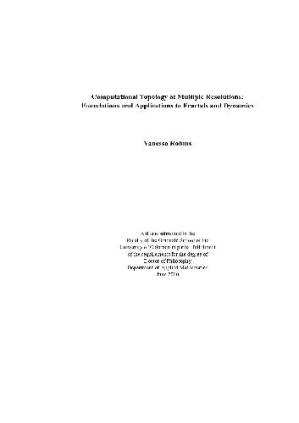 کتاب Computational topology at multiple resolutions نسخه کامل