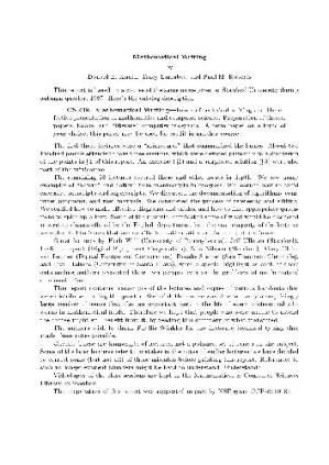 کتاب Mathematical writing نسخه کامل