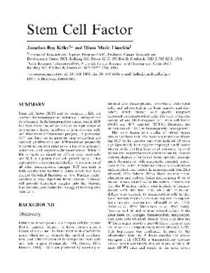 کتاب Stem Cell Factor نسخه کامل