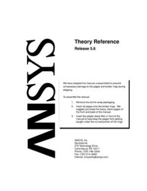 کتاب Ansys: Theory Reference, release 5.6 نسخه کامل