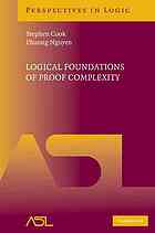 کتاب Perspectives in logic: logical foundations of proof complexity نسخه کامل